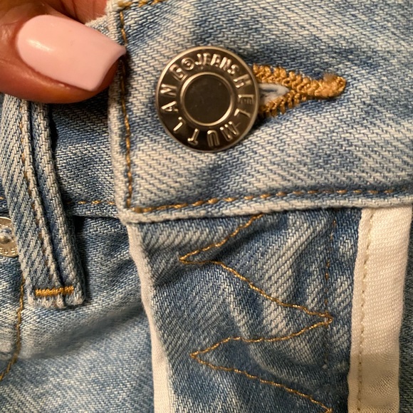 HELMUT LANG REVERSED DENIM MINI SKIRT 26 - Picture 8 of 14